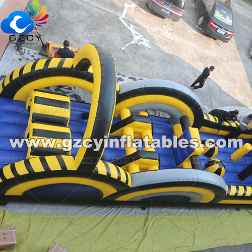 Customized Inflatable obstacle courese with jumping bag
