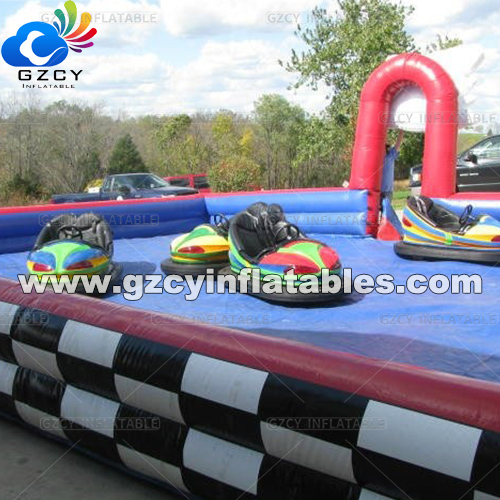 Customized  Inflatable Bumper Car Fence With Recreational Facilities