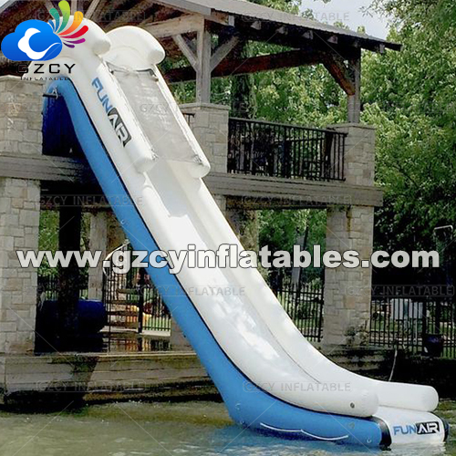 Customized Water Slide Inflatable Boat Slide Yacht Floating Slide