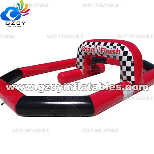 Customized Inflatable Race Track for RC Kart Didi Car Running Court