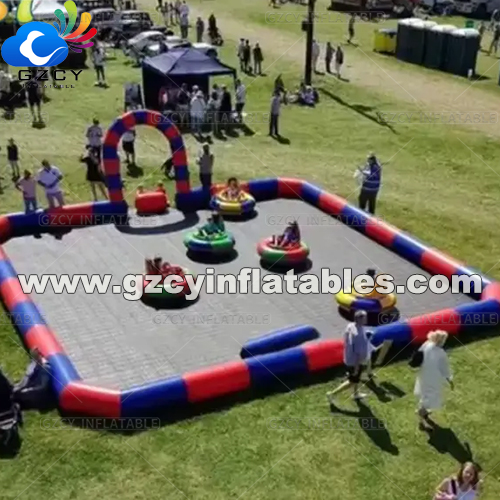 Customized  Inflatable Bumper Car Track Race Car Tracks for Adult