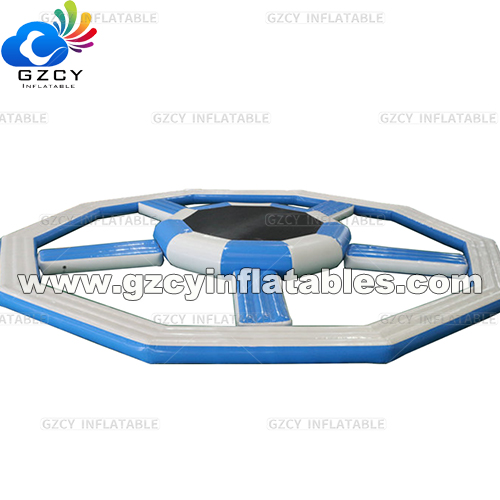 Customized  Inflatable Trampoline Floating Platform Game