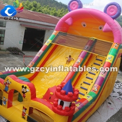 Cartoon Inflatable Dry Castle Bouncy Slide