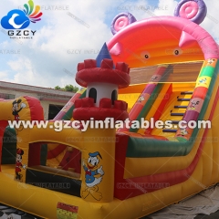 Cartoon Inflatable Dry Castle Bouncy Slide