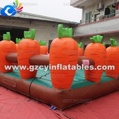 Interactive PVC Inflatable Rodeo Pig Bouncer for Kids with Blower and Repair Kits Included