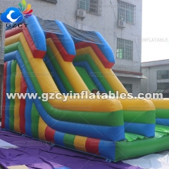 Colorful Inflatable Wet Slide Dry Slide