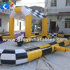 Inflatable Race Trace Bumper Car Track