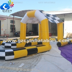 Inflatable Race Trace Bumper Car Track