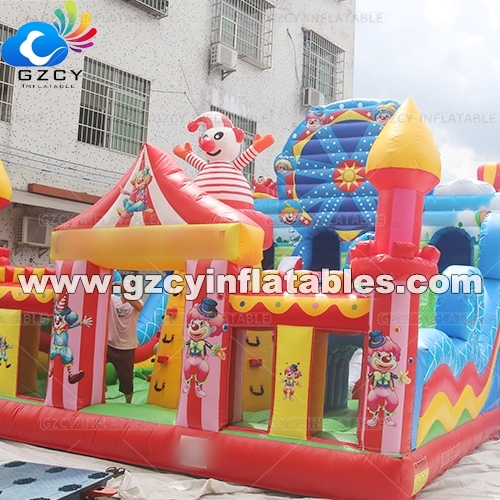 Outdoor Amusement Park Ferris Wheel Inflatable Bouncer Slide