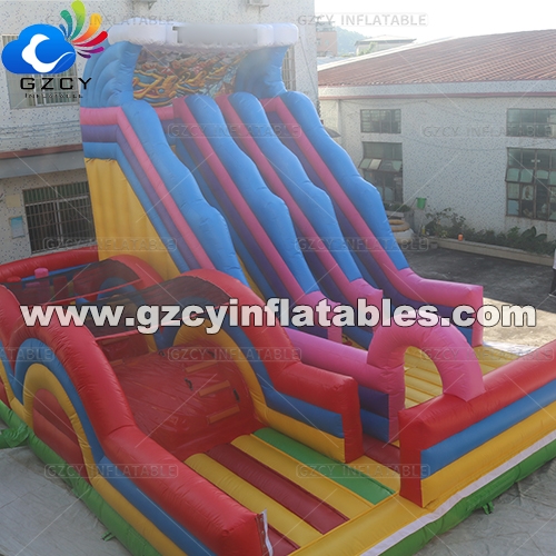 Commercial Playground Inflatable Fun City Big Bouncer Castle Trampoline Inflatable Bouncer Slide for Kids