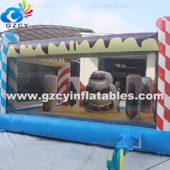 Cake Inflatable Birthday Party Bouncy Castle Combo