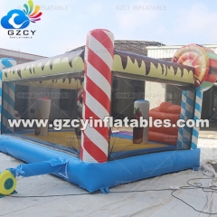 Cake Inflatable Birthday Party Bouncy Castle Combo
