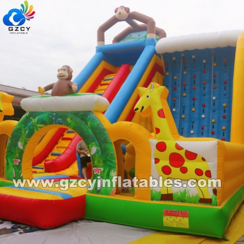 Commercial PVC Bounce House Slide Inflatable Slide Playground Slide for Party Rental
