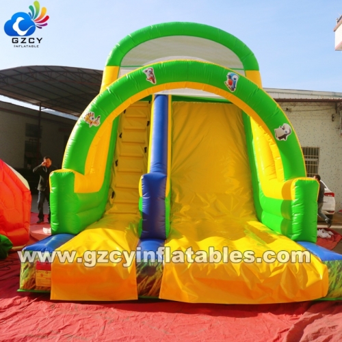 Most Popular Outdoor Games Commercial Bounce House Inflatable unicorn Slide Inflatable Slide for Kids Children Jumping Castle
