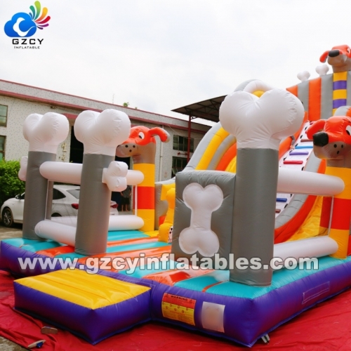 Dog Slide Inflatable Customized Color and Size for Sale