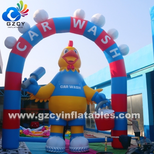 Customized Inflatable Advertising Models Fot Car Wash