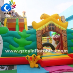 Commercial Castle Inflatable Bouncy Castle with Slide PVC Castillo Inflable Customizable Inflatable Jumping Castle for Kids