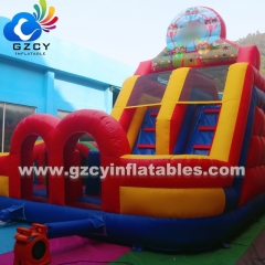 Kids Outdoor Carnival Bouncy Castle Castillo Commercial Inflatable Bounce House Obstacle Course Inflatable Circus Playground