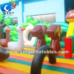 Commercial Castle Inflatable Bouncy Castle with Slide PVC Castillo Inflable Customizable Inflatable Jumping Castle for Kids
