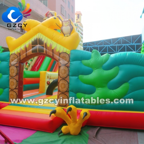 Commercial Castle Inflatable Bouncy Castle with Slide PVC Castillo Inflable Customizable Inflatable Jumping Castle for Kids