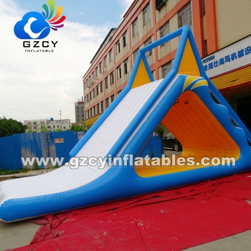Summer Water Slide Commercial Inflatable Water Park Floating Adult Sport Game Inflatable Mini Slide for Pool