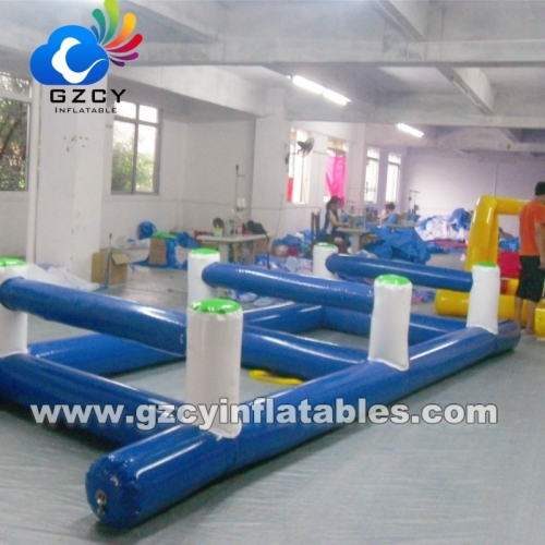 Inflatable water obstacle course games