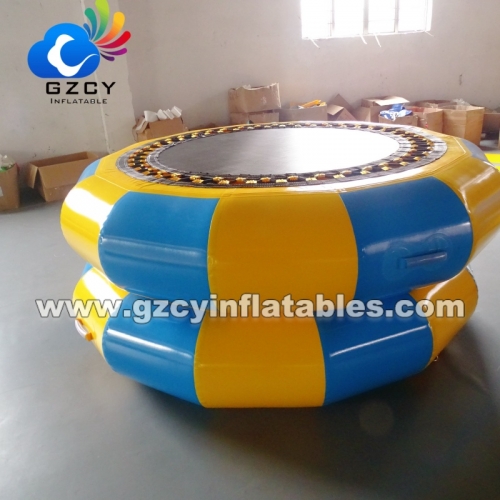 Inflatable Floating Climbing Inflatable Water Trampoline Floating Water Slide for Water Play Equipment