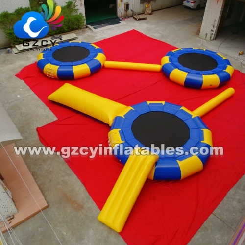 Commercial Outdoor Inflatable Water Jumping Trampoline PVC Tarpaulin for Home & Water Park