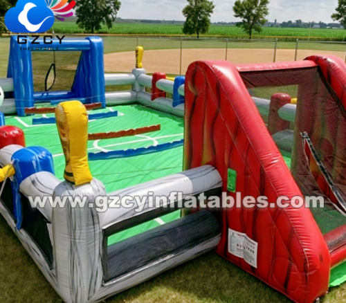 Inflatable Soap Soccer Pitch Portable Football Fields on Sale