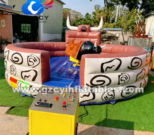 Amusement Park Machine Electric Rodeo Bull Adult Games Mechanical Bull Riding