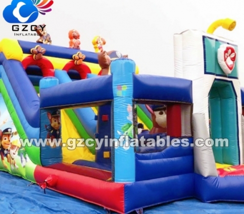 Combo Bounce House and Wet Dry Slide Slide Jumping Castle for Kids Inflatable Jumping Castle for Kids