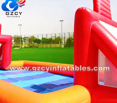 Custom Soccer Field Outdoor Adults Inflatable Human Table Football Pvc Inflatable Human Foosball Game