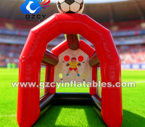 Inflatable Speed Pitch Soccer Game,inflatable Speed Soccer Shooter,inflatable Soccer Shot Game for Sales