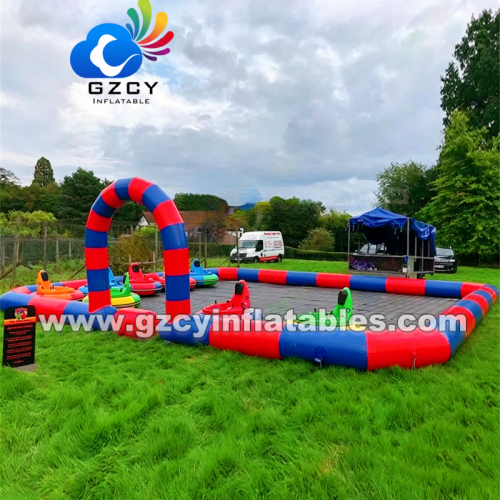 Wholesale Factory Price Kids Bumper Cars Inflatable Arena Inflatable Race Track Field for Party Rental