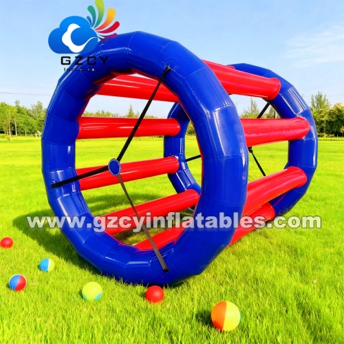Exciting Rolling Walking on Water Toy Inflatable Water Barrel,inflatable Water Roller with Custom Design