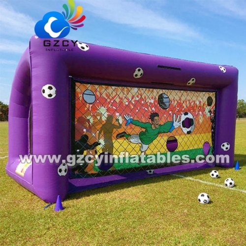 Custom Outdoor Inflatable Football Goal Sport Game Carnival Football Shooting Game Portable Inflatable Football Field