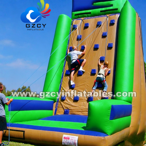 Portable Used Kids and Adults Inflatable Rock Climbing Wall for Sale