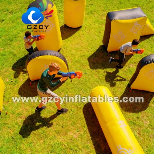 Crazy Interactive Inflatable PVC Air Ball Bunker Unisex Paintball Barricades Game with Blower Includes Repair Kits