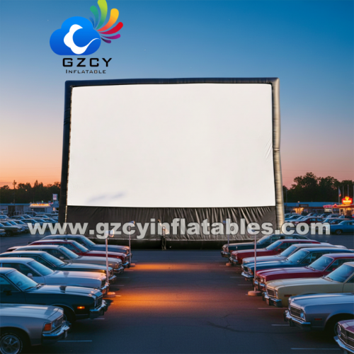 Giant Portable Outdoor Inflatable Projector Movie Screen Drive in Movie Theater