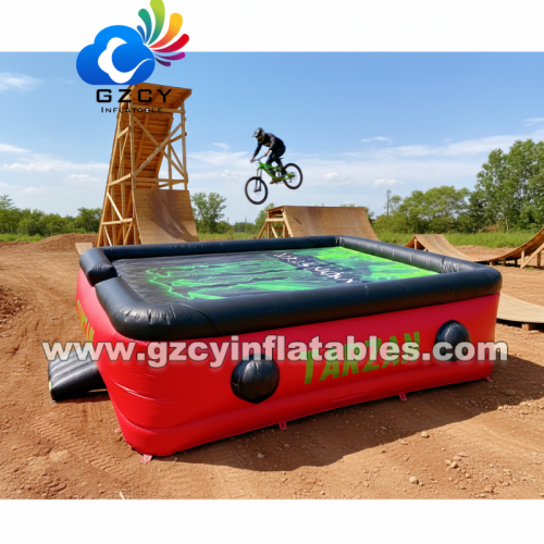 Inflatable Air Jumping Bag Exciting Inflatable Stunt Jump Bag for Landing Outdoor Ski Snowboard Free Fall Airbag