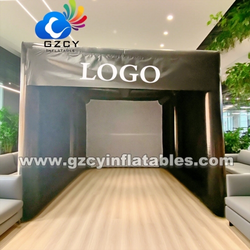 Portable Inflatable Golf Tent Mini Simulator Golf Cage Simulator Enclosure Pup-up Tent for Outdoor Indoor Golf Training