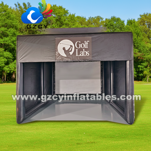 Inflatable Advertising Commercial Party Rentals Castle Inflatable Golf Simulator Enclosure Inflatable Golf Tent for Sale