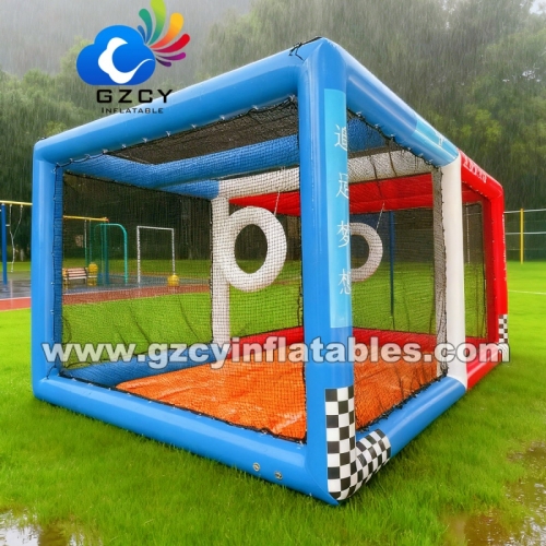 Commercial Airtight Drone Soccer Game Inflatable Arena Obstacle Drone Arena Portable Drone Cage for UAV Training