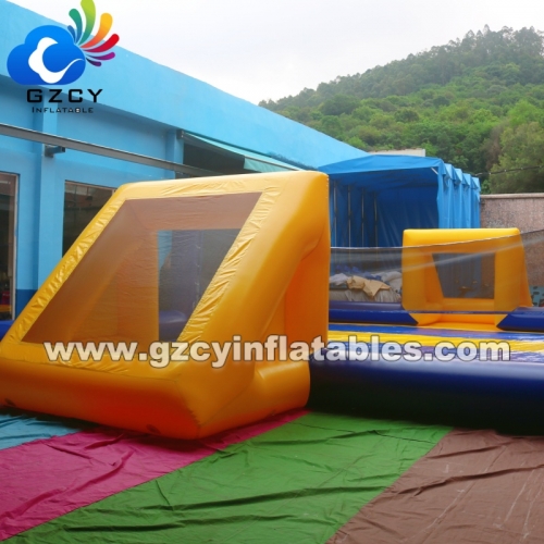 New Design Inflatable Soap Football Field / Soccer Football Field for Sale