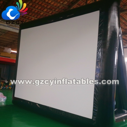 Outdoor Inflatable Projection Screen Pvc Waterproof Inflatable Movie Screen for Party