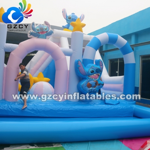 Wholesale Jump House Inflatable Bouncer Kids Inflatable Bouncy Castle with Slide