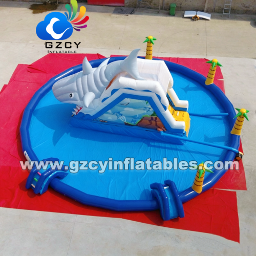 Factory Inflatable Water Park for Sale With Inflatable Water Slides Inflatable Pool Park with Slide