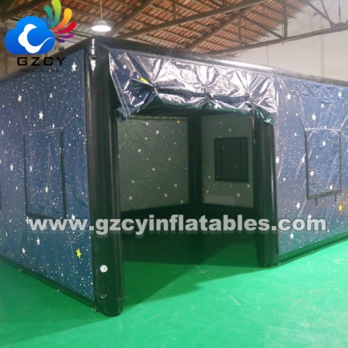 Outdoor Durable Inflatable Frame Disaster Relief extreme Weather Big Tent