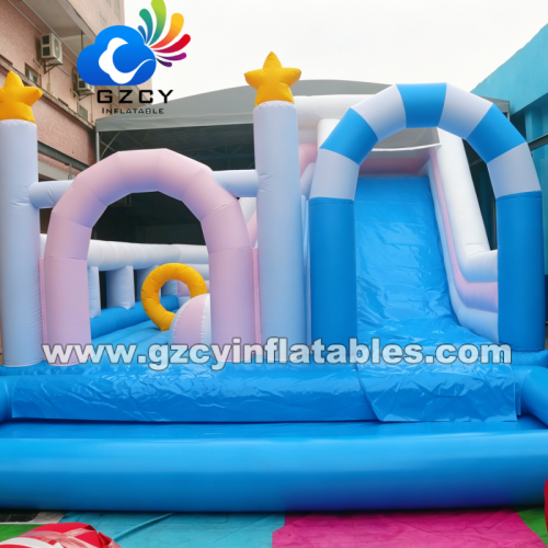 Hpfburg Inflatable Castle Dvoraca Na Napuhavanje Outdoor Indoor Kids Inflatable Bounce House With Slide