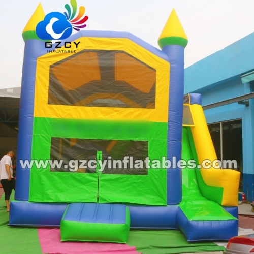 Inflatable bouncy slide bouncer castle combo